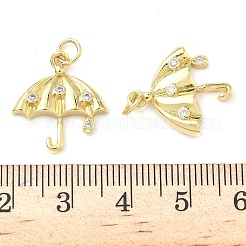 Pendentifs en laiton zircon cubique transparent&nbsp;KK-Z120-59A-G