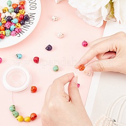 DIY-Sets zum Basteln dehnbarer Armbänder mit Halloween-Motiven&nbsp;DIY-SC0014-25A