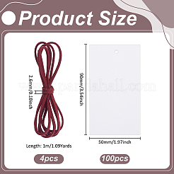 100 stücke blanko papier preisschilder&nbsp;CDIS-ME0001-05A