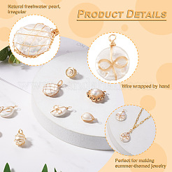10 pendentif en perle baroque naturelle de style 5&nbsp;FIND-PJ0001-13