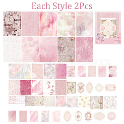 1 Set Scrapbook-Papierblöcke&nbsp;DIY-SP0007-94A