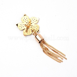 Legierung mit Strass-Taschendekoration&nbsp;FIND-WH0070-62