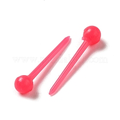 Piccoli orecchini a sfera in plastica&nbsp;EJEW-N022-01I