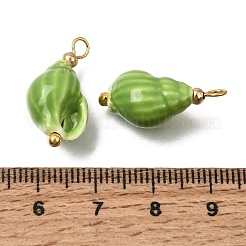 Handgemachte Porzellan-Anhänger&nbsp;PR-CBA0027-08G