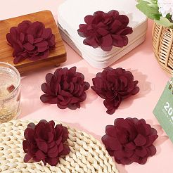Chiffon Tüll 3d Blume&nbsp;DIY-WH0504-401A