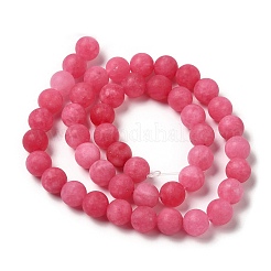 Naturali tinti giada bianca fili di perline&nbsp;G-M402-B01-04