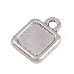 Cabochon-Fassungen für Anhänger aus Edelstahl 304&nbsp;STAS-D264-08A-P