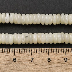 Natürliche weiße afrikanische Opalkorne Stränge&nbsp;G-L624-H12-6x2mm