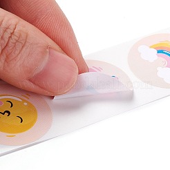 Papieraufkleber mit Cartoon-Ausdruck&nbsp;DIY-B041-25