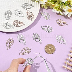 15 Stück 3 Farben 304 Edelstahl-Anschluss-Charms&nbsp;STAS-YW0011-28