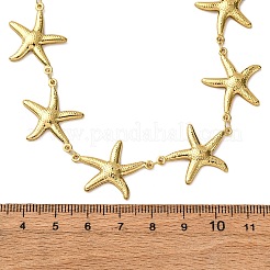 Strand 304 Edelstahl Meerestiere Gliederkette Halsketten für Frauen&nbsp;NJEW-G178-04G-03