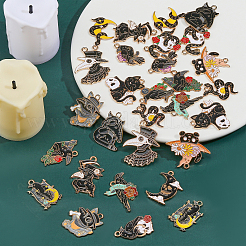 32 Stück 16 Style Legierung Emaille Anhänger&nbsp;ENAM-CA0001-49