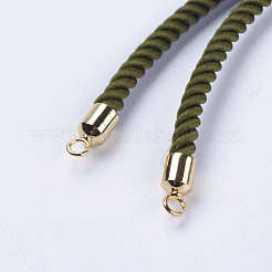 Création de bracelets à cordon torsadé en nylon&nbsp;MAK-F018-15G-RS