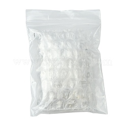 20 Stück 10 Stile facettierte ovale Verbinder-Charms aus klarem Glas und facettierte runde Glieder aus natürlichem Achat (gefärbt und erhitzt).&nbsp;KK-FS0001-91