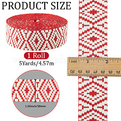 5 Yards Polyester-Baumwollband im ethnischen Stil&nbsp;DIY-CY0001-76B