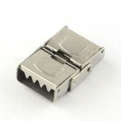 Fermagli per cinturini per orologi in acciaio inossidabile 201 con superficie liscia e resistente all'ossidazione&nbsp;STAS-R063-80