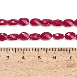 Brins de perles de corindon rouge cultivées en laboratoire&nbsp;GG-CBAC488-01C