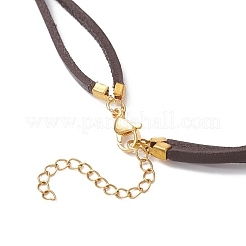 Pelle di vacchetta making braccialetto cavo&nbsp;AJEW-JB01355-02