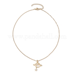 Colliers avec pendentifs en laiton&nbsp;NJEW-TA00163
