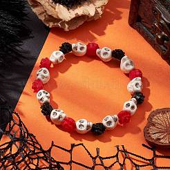 Bracciali in resina e turchese sintetico&nbsp;BJEW-JB10752