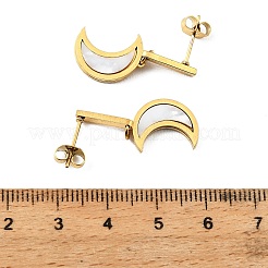 3 Paar Ohrringsets aus emailliertem Edelstahl 304 (Creolen & Stecker)&nbsp;EJEW-Z166-02G-01
