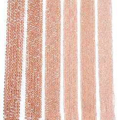 Galvanisieren Glasperlen&nbsp;EGLA-D020-3x2mm-69