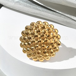 Anelli aperti con polsino in acciaio inossidabile 304&nbsp;RJEW-F202-02C-G