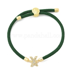 Justierbare Nylonschnurarmbänder&nbsp;X-BJEW-C096-01G-24