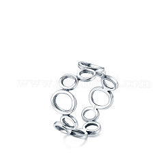 Bague ovale 925 bague en argent sterling pour femme&nbsp;FS-WGC6322-03
