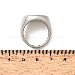 304 Edelstahl Emaille breite Band Fingerringe für Männer&nbsp;RJEW-P163-01P