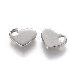 Breloques en acier inoxydable 201 résistantes au ternissement&nbsp;STAS-L233-050P