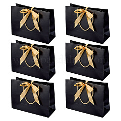 6 Satz rechteckige Geschenk-Aufbewahrungstüten aus Papier mit Griff&nbsp;CARB-TA0001-04B