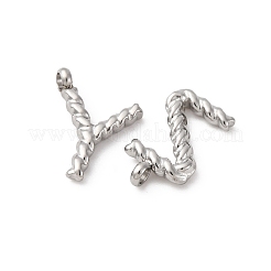26 breloque en acier inoxydable 304&nbsp;STAS-T064-75P