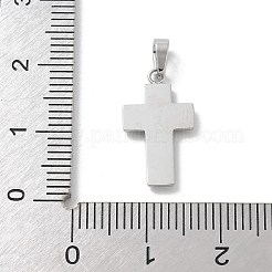 Pendentifs en acier inoxydable 304 micro pavés de zircones cubiques&nbsp;STAS-Z107-08P-15