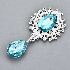 Cabochons en alliage à dos plat&nbsp;RB-S063-05S