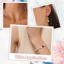 14 Stück 7 Farben handgefertigte Bunte Malerei-Emaille-Perlen&nbsp;LAMP-CJ0002-87