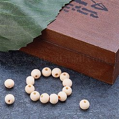 Runde unfertige Holzperlen&nbsp;WOOD-PH0008-14
