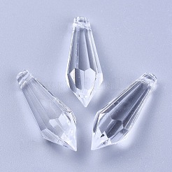 Transparenten Acryl-Anhänger&nbsp;TACR-WH0002-02
