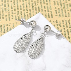 Orecchini pendenti a goccia in acciaio inossidabile 304 per donna&nbsp;EJEW-A119-16P