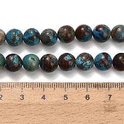 Natur Chrysokoll Perlen Stränge&nbsp;G-C289-B02-8mm
