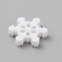 Cabochons de noël en résine opaque&nbsp;LS-RESI-WH0038-06C