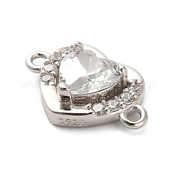 925 ciondolo con connettore in argento sterling con micro pavé di zirconi cubici&nbsp;STER-U009-03P-03