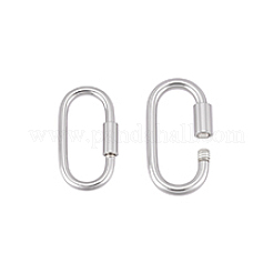 2 Stück 2 Stile 925 Sterling Silber Karabinerverschlüsse&nbsp;STER-PH0003-92