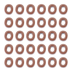 Perles européennes en acrylique opaque&nbsp;LS-OACR-TAC0019-006O