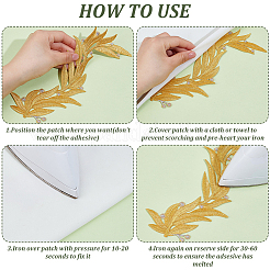 4 Paar Stickgarn-Ornament-Zubehör&nbsp;DIY-GF0012-61B