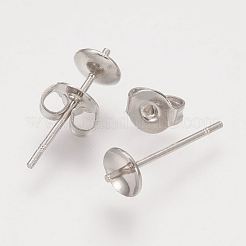 Reperti di orecchini post ottone&nbsp;KK-G010