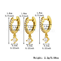 Elegantes pendientes s925 de plata con circonitas&nbsp;PJ3202
