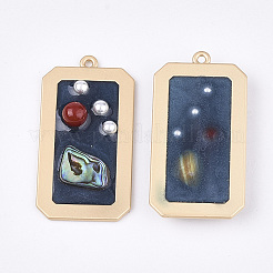 Pendentifs en résine époxy&nbsp;RESI-S365-67B