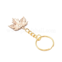 Colgante de aleación de esmalte con forma de hoja de arce&nbsp;KEYC-JKC01394