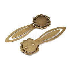 Eisen Lesezeichen Cabochon Fassung&nbsp;PALLOY-S033-09AB-NR